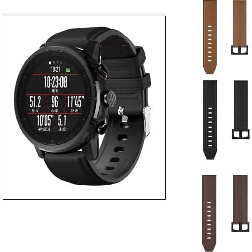 Leather+Silicone Watchband For Samsung Gear S2Classic/S3/galaxy watch42mm 46mm Strap 20/22mm for Galaxy Watch Active2 40 44mm