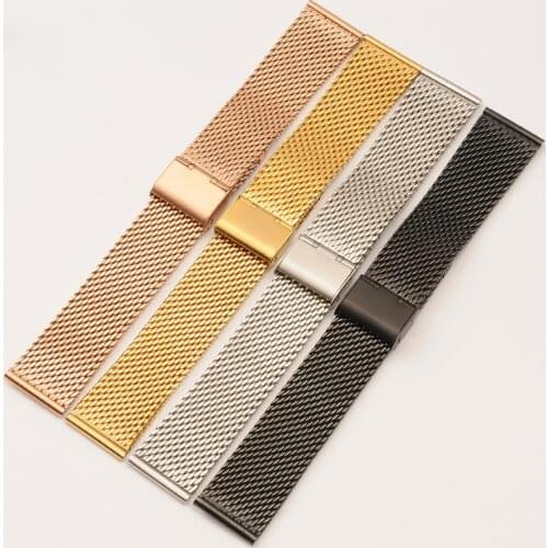The latest stainless steel bracelet strap strip 20mm watch accessories ultra - thin strap