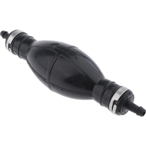 Universal 12mm Hand Pump Transfer Pump Fuel Pump Emergency Pump For 12 / 24L Outboard Motor, Black