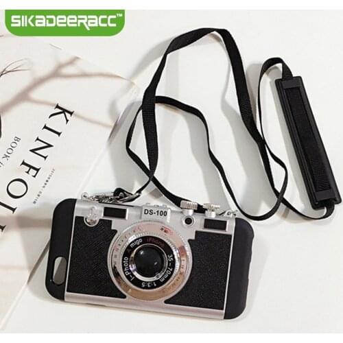 For iPhone 12 Pro Max Mini Camera Vintage Phone Cases For iPhone 11 Pro Max X XS XR 7 8 Plus 6 6s SE 2020 Emily 3D Cover Shell