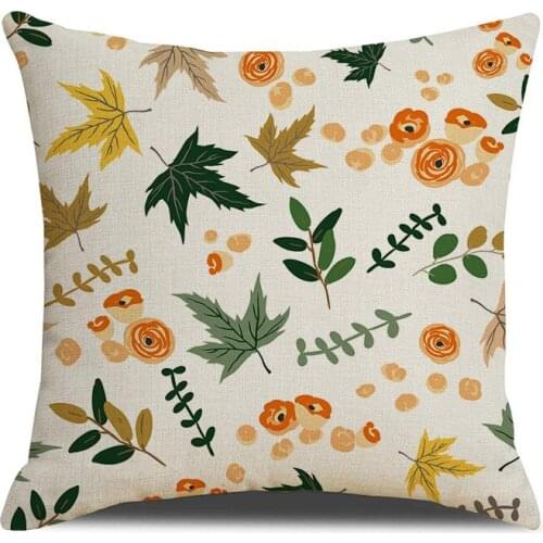 45x45cm Thanksgiving Pumpkin Print Pillowcase Throw Cushion Pillow Cover Printing Cushion Pillow Case Bedroom Office 3