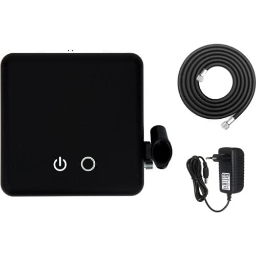 Nasedal Airbrush Compressor Auto-Stop function Air Hose Nail Art Makeup Tattoo Model Cake Car painting (No Airbrush Spray Gun)