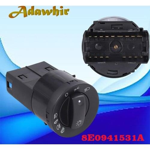Car Auto Headlight Fog Light Switch for Audi A4 S4 2001-200558E0941531