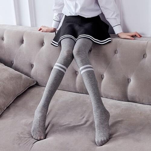 Girls Ballet Tights Dance Pantyhose Autumn Winter Cotton Stockings for Children