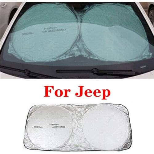 For Jeep Cherokee KK KL Compass MK MP Grand Cherokee WL WK Wrangler Car Sunshade Car-styling Front Window Windshield Visor Cover