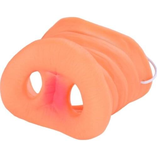 Toyvian 4pcs Halloween Simulation Pig Nose With Elastic Band Costume Animal Mask Halloween Fancy Ball Party Prop for Kids Adult