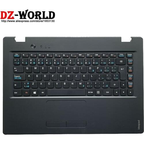 Canadian French Keyboard with Shell C Cover Palmrest Black Upper Case Touchpad for Lenovo Ideapad 100S-14IBR Laptop 5CB0K65057