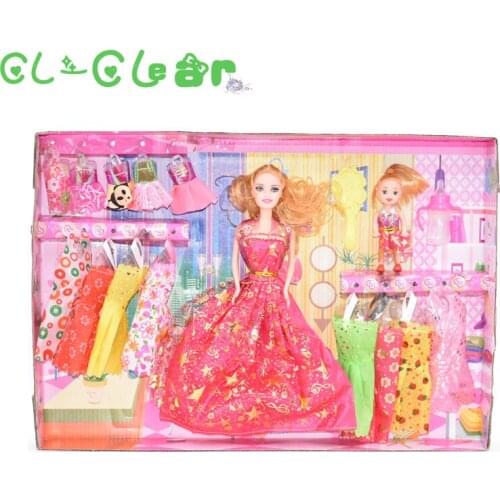 NEW Blonde/Brown Hair Girl Doll Realistic Baby Toys Birthday Gift for Girls Change clothes Dolls