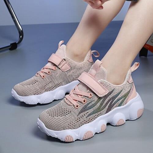 Boys Girls Running Shoes Kids Sneakers Rubber Sole Outdoor Sports Sneaker Casual Fashion School Training Breathable Boy Shoes