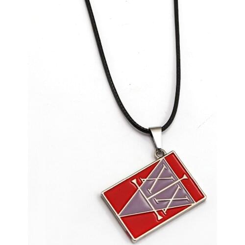 HUNTER x HUNTER Necklace GON FREECSS License Pendant Fashion Rope Chain Necklaces Women Men Charm Gifts Anime Jewelry