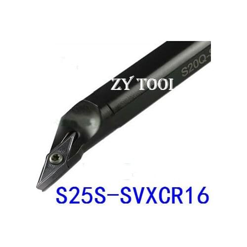 S25S-SVXCR16 CNC Boring Bar, Internal turning tools holder,indexable Lathe cutting tool,Turning Tool holder for VCGT1604 Insert