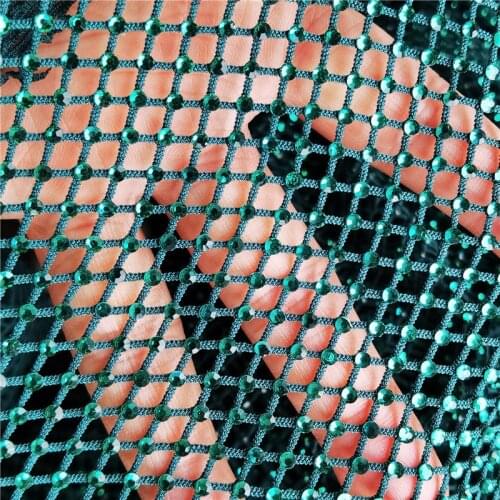 Sewing Rhinestones Mesh diy Ribbon trim Mesh Crystal Fabric Strass tape Net with rhinestones Crystal Trimming for diy Dress garm