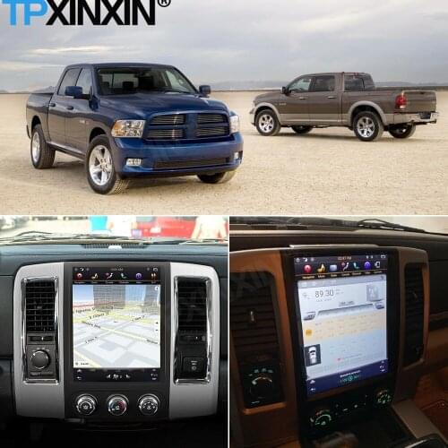 Tesla Screen Android Video For Dodge RAM 1500 2500 2008 2009 2010 2011 2012 2013 2014 2015 2016 2017 2018 2019 Audio Head Unit
