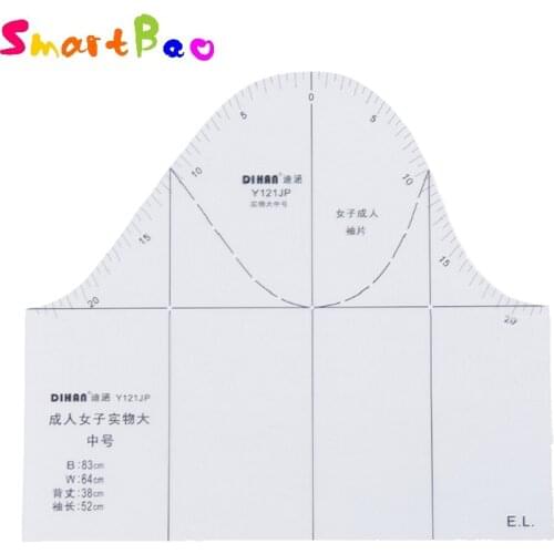 1:1 Sleeve Pattern Making Prototype Sewing Tailor Tool Sleeve Curve Ruler Help To Draw Sleeve Pattern