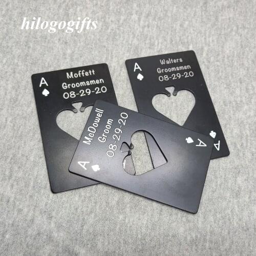 1pc custom logo free Desk set stainless steel LOVE HEART beer bar opener custom engrave with your logo name by laser machine