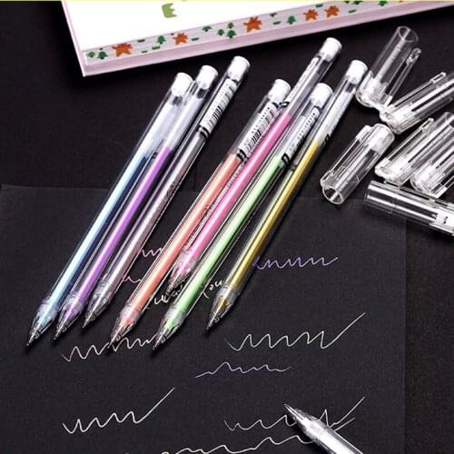10pcs/Set Highlighter Pen Colors Drawing Large-Capacity Water Chalk Water-Based Gradient Pen Student School Art Supplies