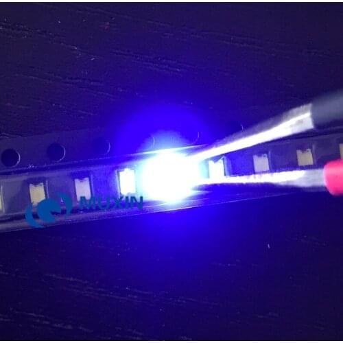 100pcs 0805 (2012) SMD White LED Chip Surface Mount SMT Beads Ultra Bright Light Emitting Diode LED Lamp Electronics Components