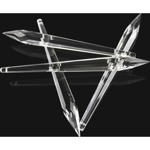200mm Clear Crystal Chandelier Prism Icicle Drop Pendants Parts Glass Lighting Pendant For Sale