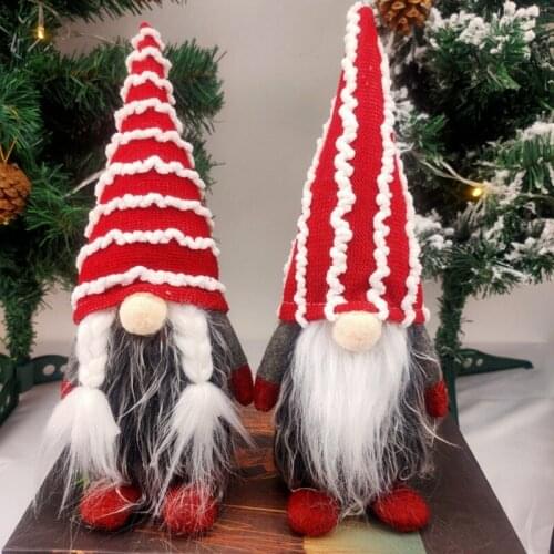 50LB 1/2pcs Christmas Gnome Faceless Doll Merry Christmas Decorations for Home Cristmas Ornament Xmas New Year Party