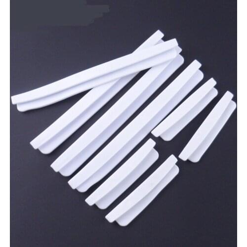 8pcs/set Universal Car Door Guard Edge Corner Bumper Buffer Trim Molding Protection Strip Scratch Protector Car Door Crash Bar
