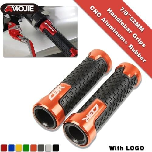 Motorcycle Accessories Handlebar Grip Rubber Motorbike Hand Grips for honda CBR500R CBR600 CBR600F CBR600RR CBR650F CBR900
