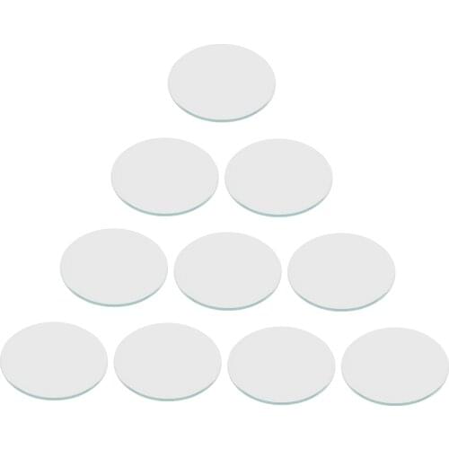 10 Pieces Flat 1mm Thick Transparent Mineral Glass Watch Replace Part 40.5-45mm Watchmaker Accessories