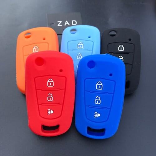 ZAD Silicone car key cover case skin fob protected for Great wall HAVAL H1 H3 H5 H6 C30 C50 M4 WINGLE 5 6 3button remote key