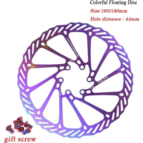 Colorful G3/HS1 Floating Disc bike brake Rotor bicicleta disc160/180mm Mountain Road Six Nail Disc Brake Plate