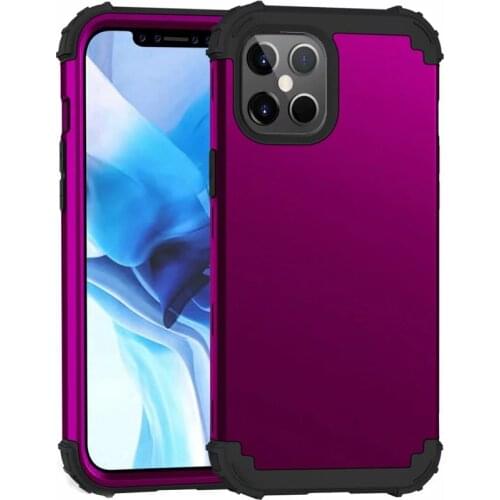 Funda Case for 12 Pro Max 11 Pro Max XS Max XR 7 8 Plus 3 in 1 Anti-Drop Coque Shockproof Protective Phone Case Cover Capa
