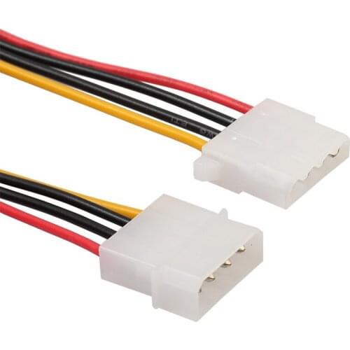 IDE 4Pin Male to Female Internal PC Power Supply Adapter Extension Cable For IDE Hard Drive