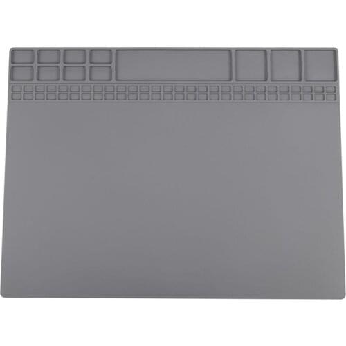 Insulation Pad Heat Resistant Soldering Station Silicon Soldering Mat Work Pad Desk Platform Soldering Repair Station