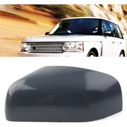 Car Left Side Rearview Mirror Cap Cover For Land Rover LR2 LR4 2010-2014 For Range Rover Sport 2010 2011 2012 Black ABS Plastic