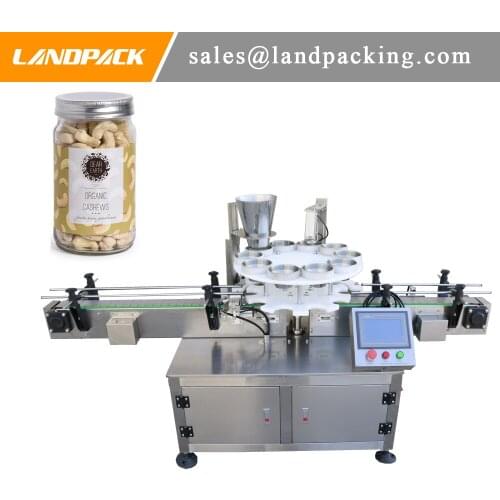 Small Bottle Of Cashew Filling Lines Multifunction Granule Filling Machine