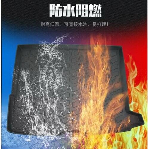 Myfmat custom trunk mats car Cargo Liners pad for Hyundai Verna MOINCA MISTRA Verna All New Santafe celesta GRAND SANTA FE cool