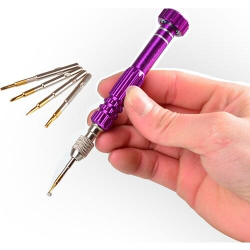 5 in 1 Precision Torx Screwdriver Set Cell Phone Watch Repair Mixed Set Tool Kit Fit for mobile phones Screwdriver Set 2021