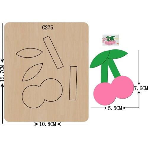 New Earrings, pendant Wooden die Scrapbooking C-275 Cutting Dies