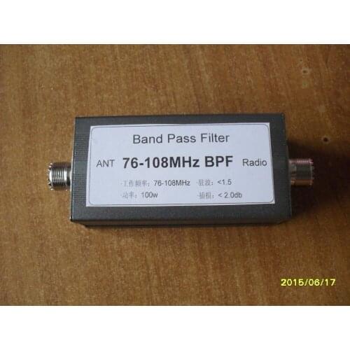 NEW 1PC 76-108MHz Bandpass Filter Filter