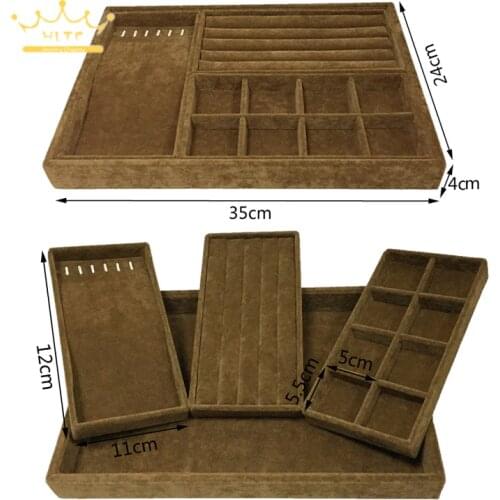 Jewelry Display Tray Necklace Storage Case Ring Showing Container Jewellery Drawer Organizer Organizador De Joyas Para Colgar