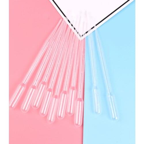 100Pcs 3ML Plastic Transfer Essential Oil Resin Droppers Disposable Jewelry Tool Drop Shipping