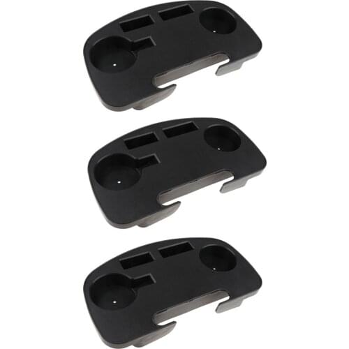 3x Cup Holder for Outdoor Camping Chair Cup Tray Table Clip on Recliner Tray