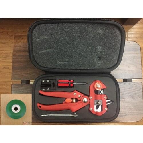 Red Color Professional Nursery Grafting Tools Pruner 2 Extra Blades With 1 Green Or White Tape