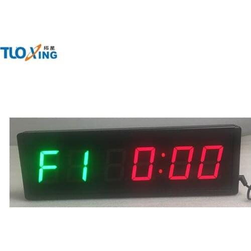 2.3'' Programmable LED Interval Timer Digital Clock Big Stopwatch Home Gym Fitness Clock