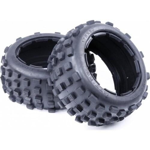 Large nail pattern non-slip tires Strong grip and strong wear resistance off-road tires for HPI KM ROVAN BAJA 5B