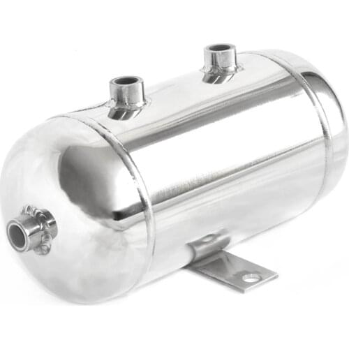 Air Storage Tank 304 Stainless Steel Air Tank Small 2L Vacuum Buffer Air Pressure Tank 1/4G Air Inlet Size Customizable