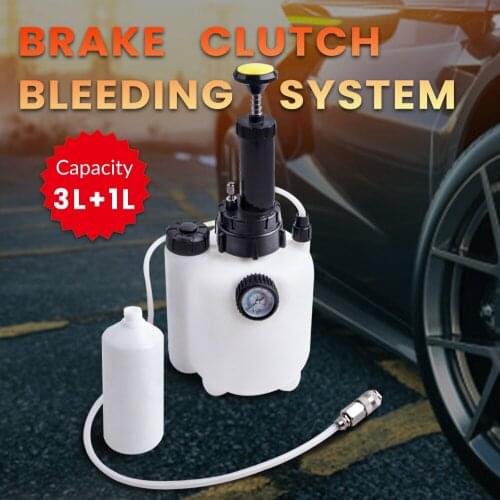 3L Capacity Brake System Bleeding Oil Replace Equipement Kit Brake Fluid Bleeder