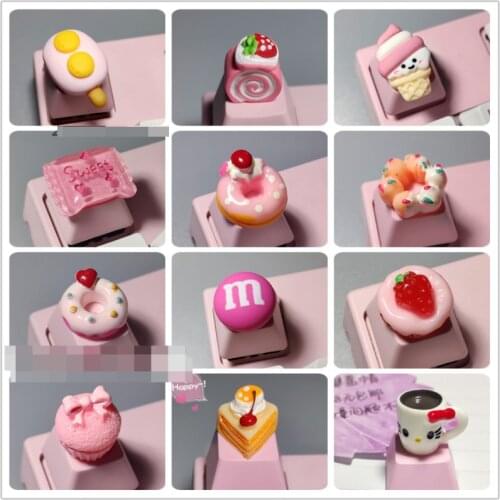 1pc handmade resin keycap for MX switches mechanical keyboard individuality lovely keycap