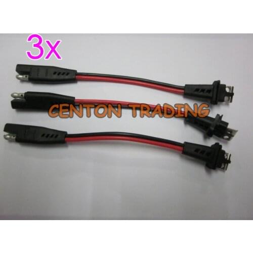 3PCS Car Radio Accessories Power Supply Cable Short For Motorola GM300 GM950E SM50 M120 SM120 GM950I GM3188 GM3688