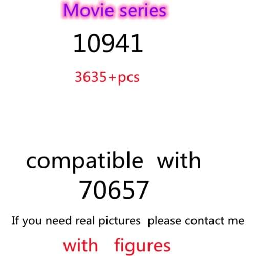 3635pcs 10941 Building Block Toy Movie Series 70657 Assembled Building Block Childrens Toy Gifts
