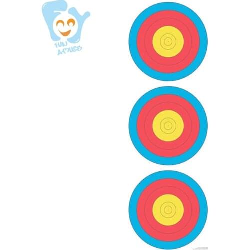 5pcs Per Lot Shooting Paper Target Archery Tag Equipment Outdoor Fun Sports Game