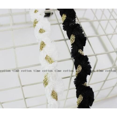 5yards Golden Braid Ribbon Cotton Rope 20mm wide Sewing Accessory braided rope Twisted Golden Cords Brand style Craft Decor